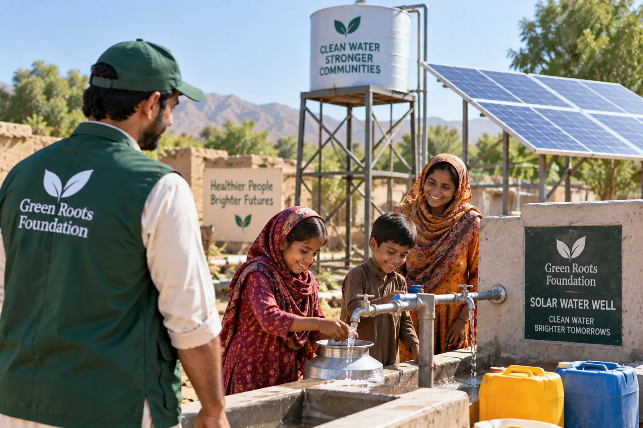 solar water well
